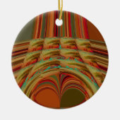 AfricaTradition Hakuna Matata Mountain Ethnic Moti Keramisch Ornament (Voorkant)