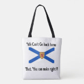 Africville gemeenschap Canvas tas (Achterkant)