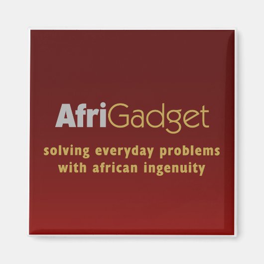 AfriGadget-magneet Magneet (Voorkant)