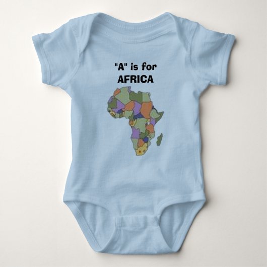 AFRIKA2, "A" is voor AFRIKA Romper (Voorkant)