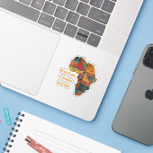 Afrika 10 Dromen 2026 Aangepaste Voetbal Fan Stick Sticker (Laptop met iPhone)