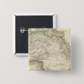 Afrika 10 vierkante button 5,1 cm (Voorkant /achterkant)