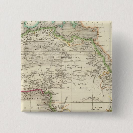 Afrika 10 vierkante button 5,1 cm (Voorkant)