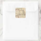Afrika 10 vierkante sticker (Tas)