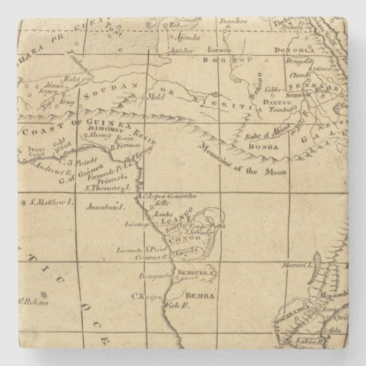 Afrika 11 stenen onderzetter (Voorkant)