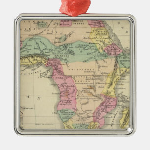 Afrika 13 metalen ornament
