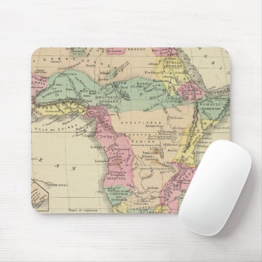 Afrika 13 muismat (Met muis)
