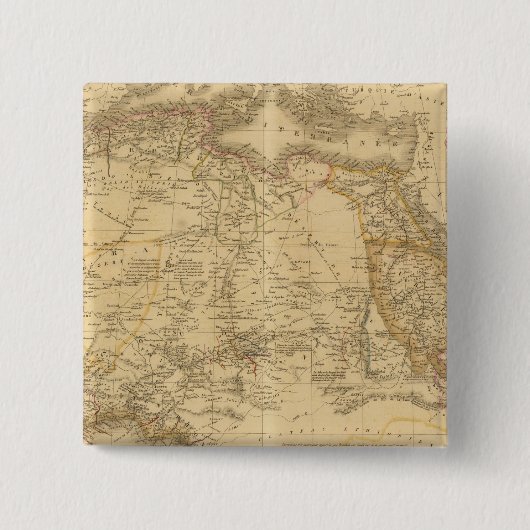 Afrika 14 vierkante button 5,1 cm (Voorkant)