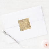 Afrika 14 vierkante sticker (Envelop)