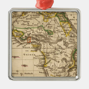 Afrika 16 metalen ornament