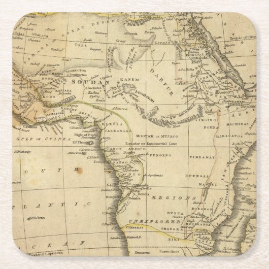 Afrika 17 kartonnen onderzetters (Voorkant)