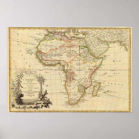 Afrika 17 poster (Voorkant)