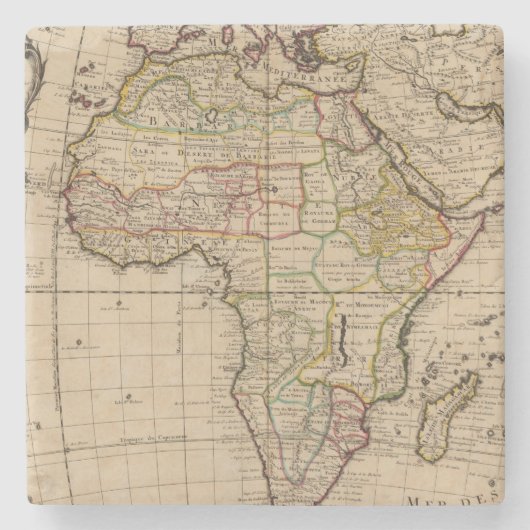 Afrika 19 stenen onderzetter (Voorkant)