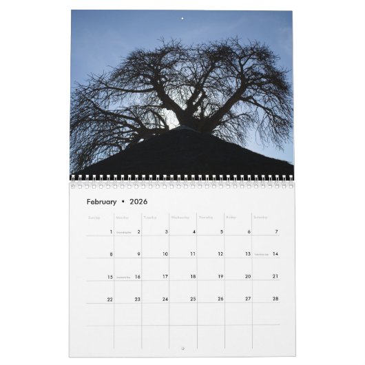 Afrika, 2021 kalender (Feb 2026)