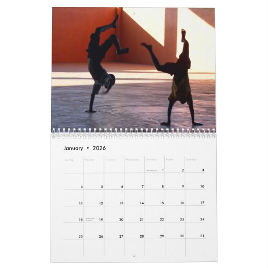 Afrika, 2021 kalender (Jan 2026)