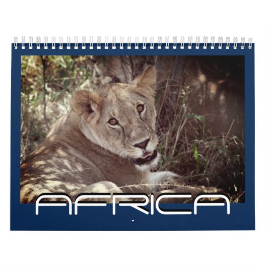 Afrika 2025 15 maand kalender (Hoes)