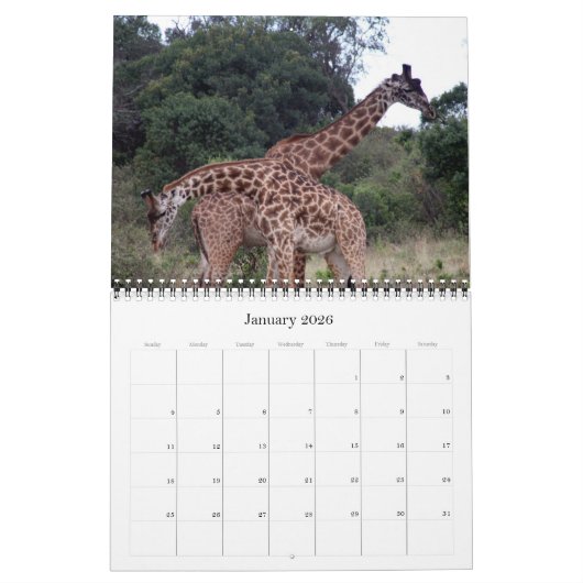 Afrika 2025 kalender (Jan 2026)