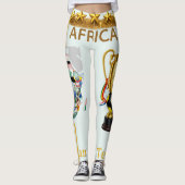 Afrika 2026 Global Games: Gouden Trofee & Continen Leggings (Voorkant)