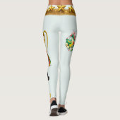 Afrika 2026 Global Games: Gouden Trofee & Continen Leggings (Achterkant)