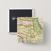 Afrika 20 vierkante button 5,1 cm (Voorkant /achterkant)