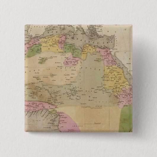 Afrika 21 vierkante button 5,1 cm (Voorkant)