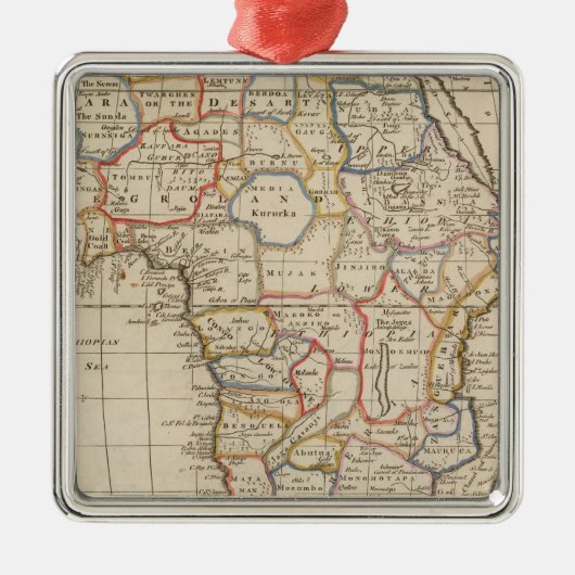 Afrika 22 metalen ornament (Voorkant)