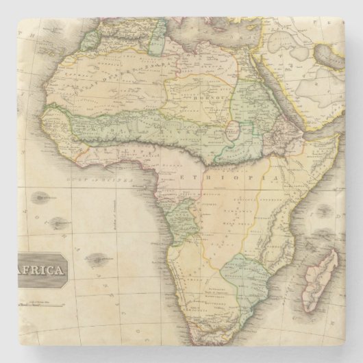 Afrika 23 stenen onderzetter (Voorkant)