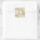 Afrika 24 vierkante sticker (Tas)