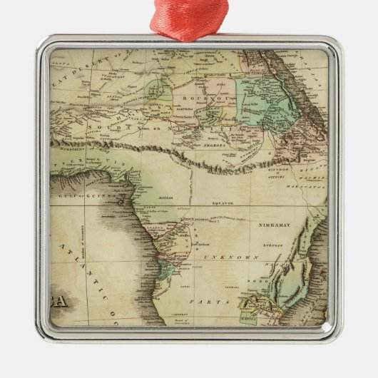 Afrika 25 metalen ornament (Voorkant)