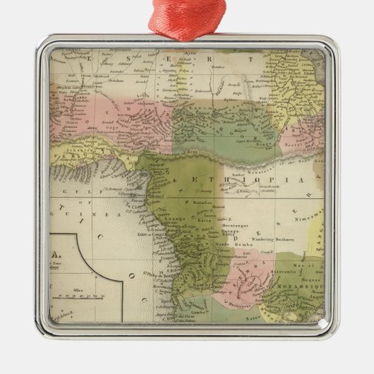 Afrika 25 metalen ornament (Voorkant)