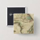 Afrika 25 vierkante button 5,1 cm (Voorkant /achterkant)