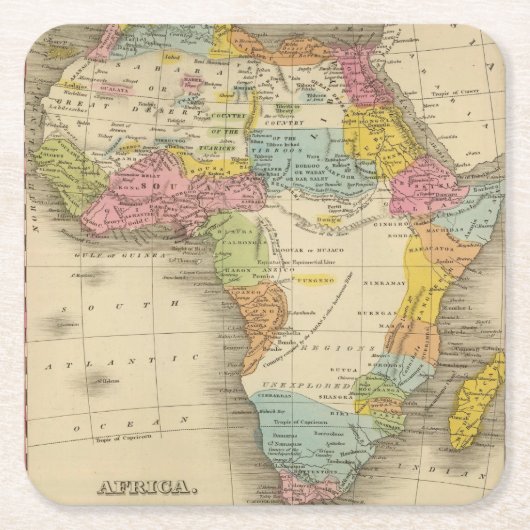 Afrika 27 kartonnen onderzetters (Voorkant)