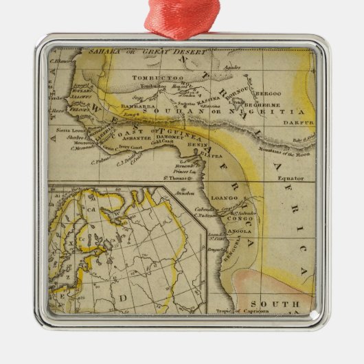 Afrika 27 metalen ornament (Voorkant)