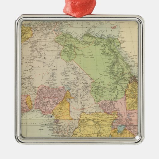 Afrika 28 metalen ornament (Voorkant)