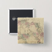 Afrika 28 vierkante button 5,1 cm (Voorkant /achterkant)