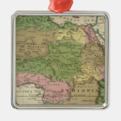 Afrika 2 metalen ornament (Voorkant)
