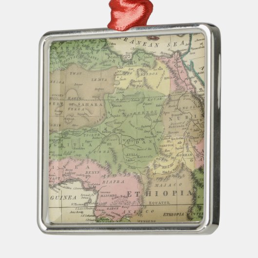 Afrika 2 metalen ornament (Links)