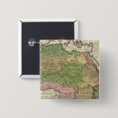 Afrika 2 vierkante button 5,1 cm (Voorkant /achterkant)