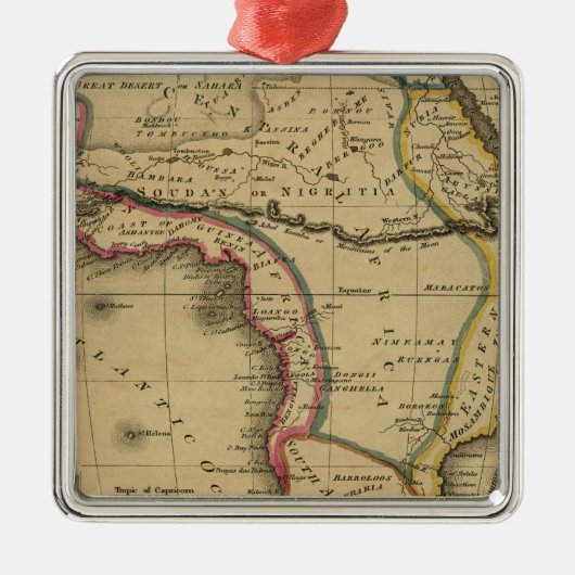 Afrika 30 metalen ornament (Voorkant)