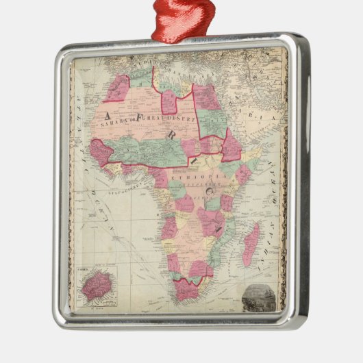 Afrika 30 metalen ornament (Links)