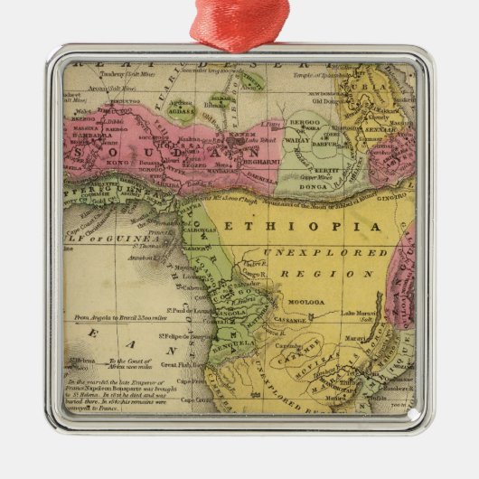 Afrika 33 metalen ornament (Voorkant)