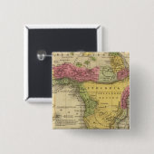 Afrika 33 vierkante button 5,1 cm (Voorkant /achterkant)
