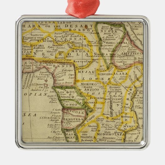 Afrika 34 metalen ornament (Voorkant)