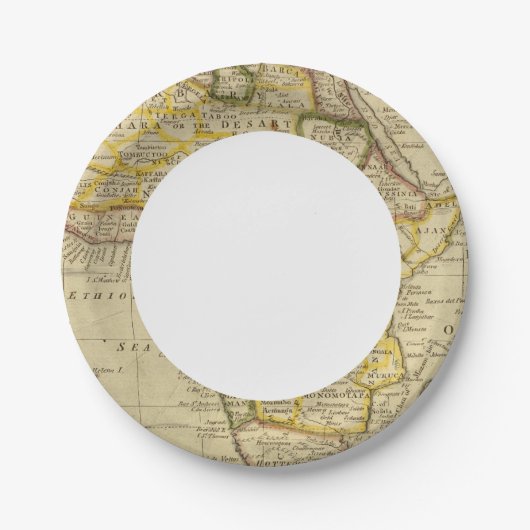 Afrika 34 papieren bordje (Voorkant)