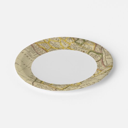 Afrika 34 papieren bordje (Gekanteld)