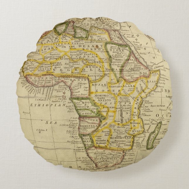 Afrika 34 rond kussen (Voorkant)