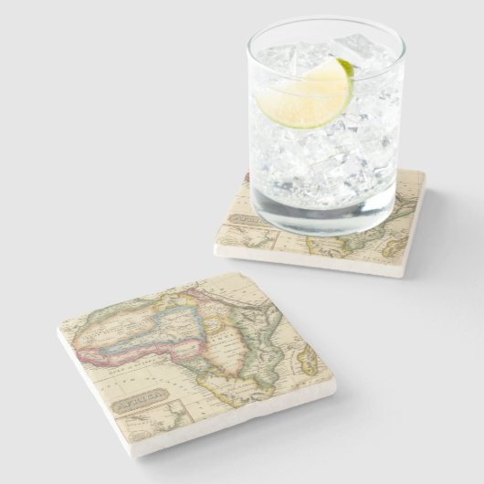 Afrika 36 stenen onderzetter (Zijkant)