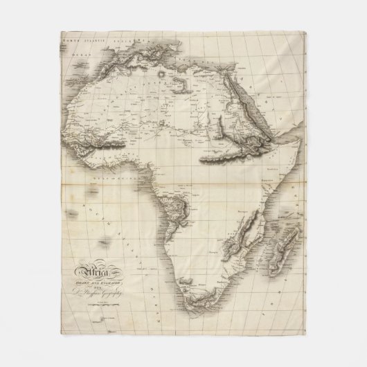 Afrika 39 fleece deken (Voorkant)