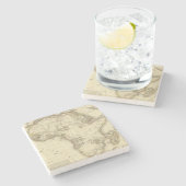 Afrika 3 2 stenen onderzetter (Zijkant)