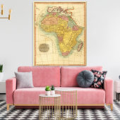 Afrika 3 canvas afdruk (Insitu (Woonkamer))